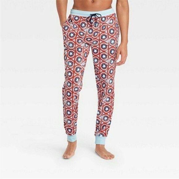 Marvel Mens Jogger Pajama Pants - Picture 1 of 7